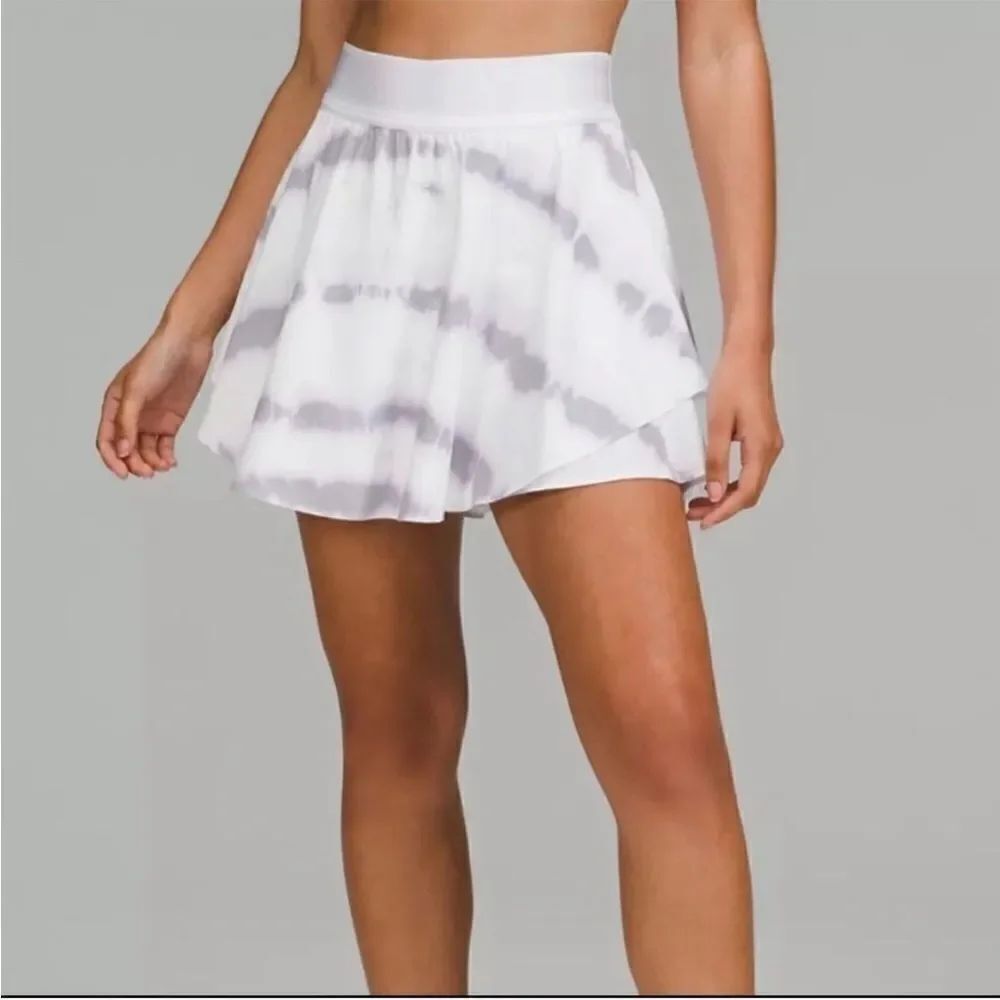 Lululemon Court Rival HR Long Tie Dye Skirt Athletic Workout Tennis Pickle Ball